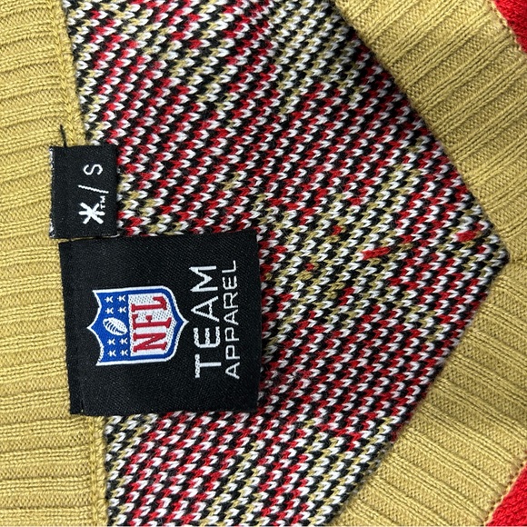 San Francisco 49ers NFL Women’s V Neck Christmas Sweater ❤️💛 - Picture 7 of 7
